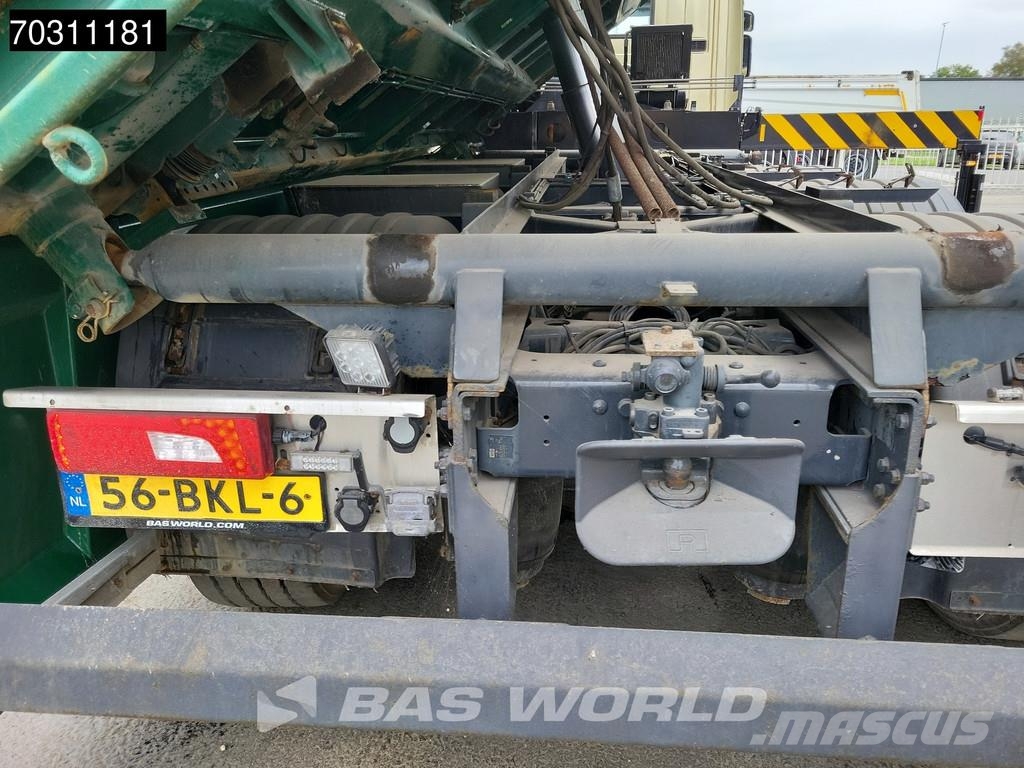 Scania P410 P 8X4 NL-Truck HMF 1800K3 Kran Crane HSW 2-si Savivarčių priekabų vilkikai