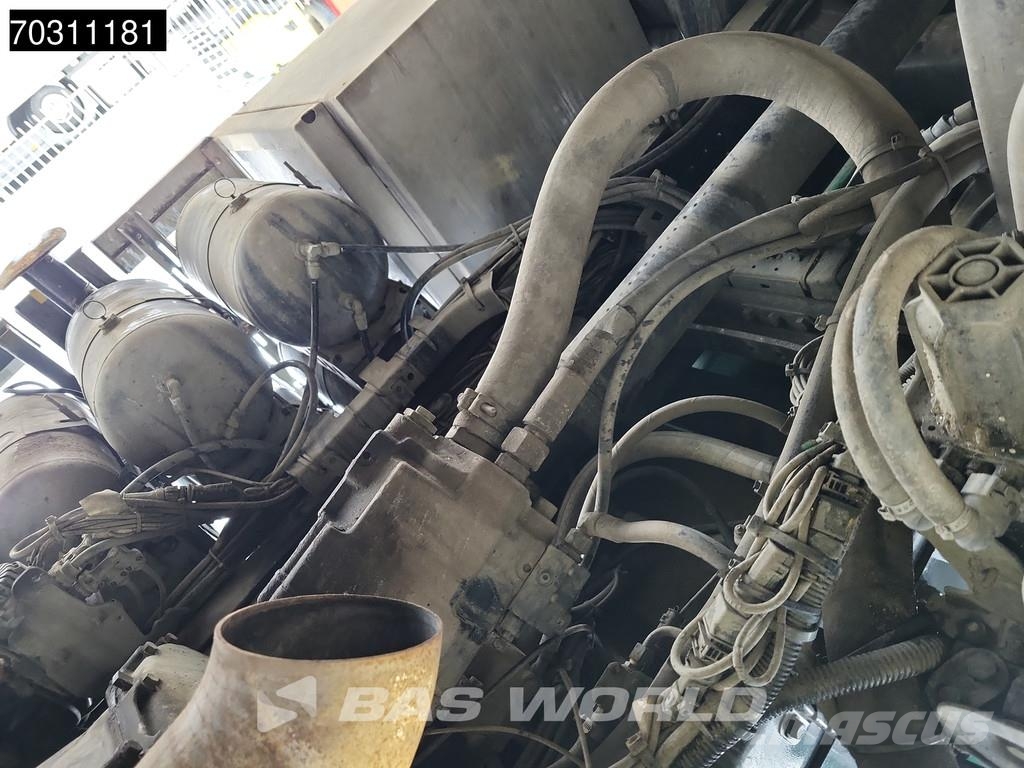 Scania P410 P 8X4 NL-Truck HMF 1800K3 Kran Crane HSW 2-si 傾卸式卡車