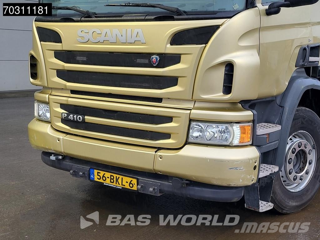 Scania P410 P 8X4 NL-Truck HMF 1800K3 Kran Crane HSW 2-si 傾卸式卡車
