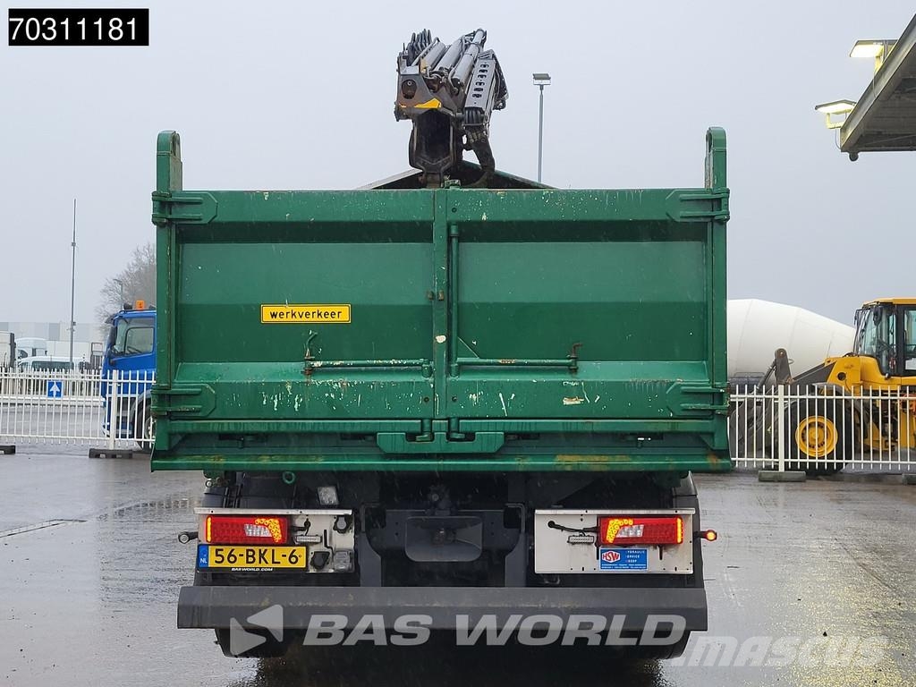 Scania P410 P 8X4 NL-Truck HMF 1800K3 Kran Crane HSW 2-si 傾卸式卡車