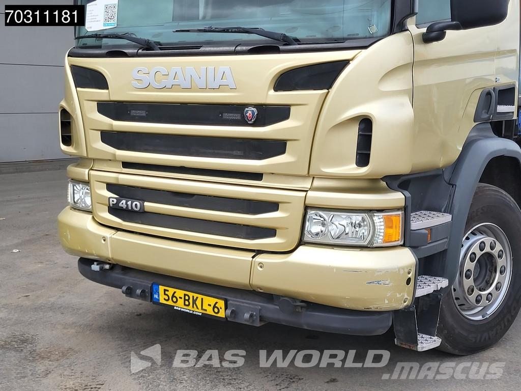 Scania P410 P 8X4 NL-Truck HMF 1800K3 Kran Crane HSW 2-si Savivarčių priekabų vilkikai