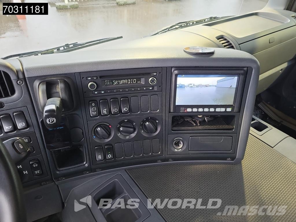Scania P410 P 8X4 NL-Truck HMF 1800K3 Kran Crane HSW 2-si Savivarčių priekabų vilkikai