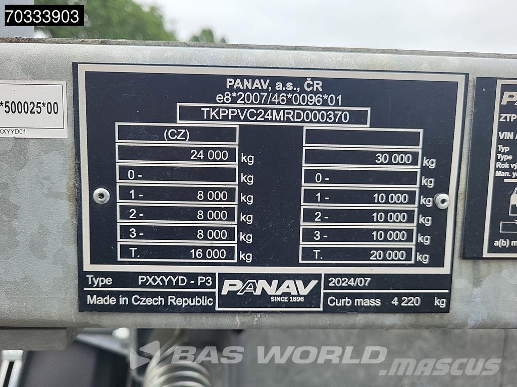 Panav PXXYYD-P3 Container 20ft مقطورات حاويات