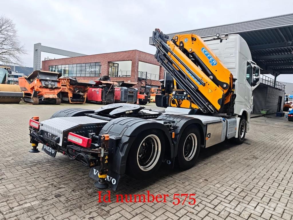 Volvo FH 540 6x2 Bougie Effer 395/8S 全路面起重機/吊車