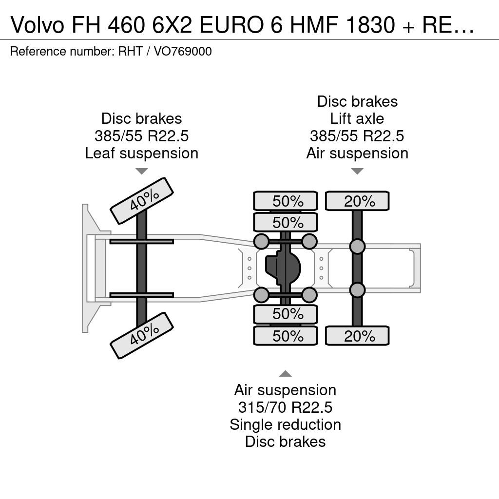 Volvo FH 460 6X2 EURO 6 HMF 1830 + REMOTE CONTROL Trækkere
