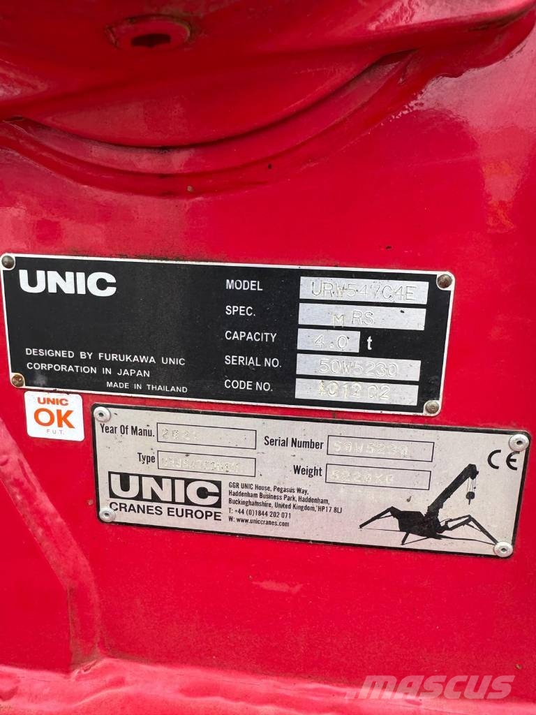 Unic URW 547 Tracked cranes