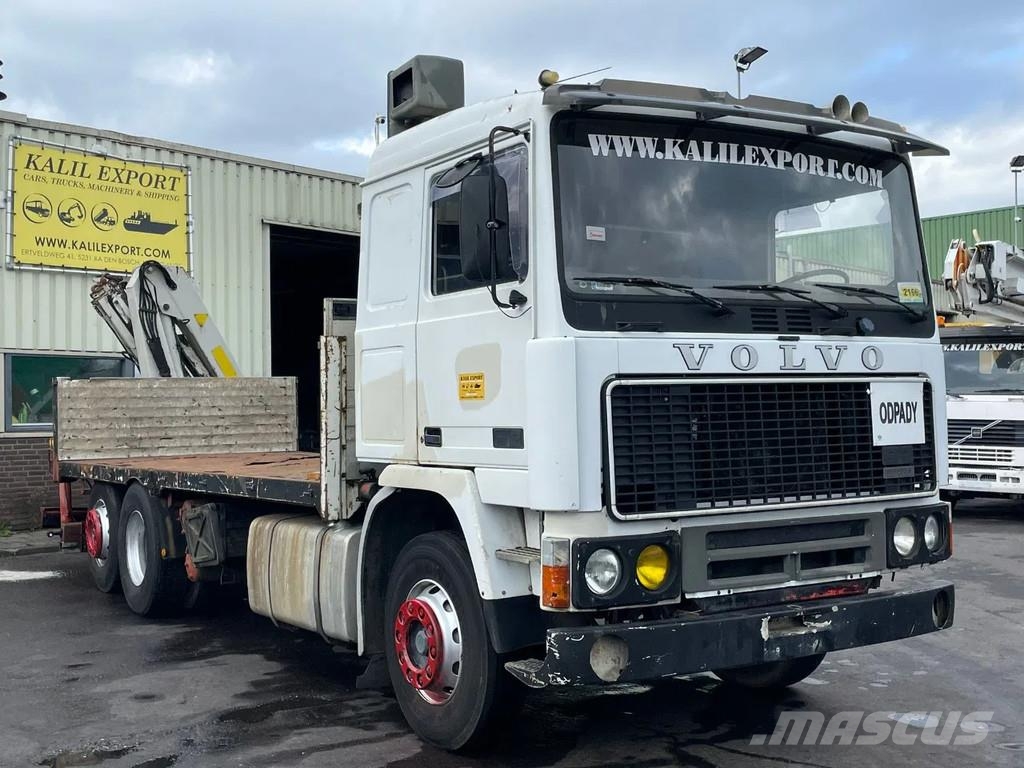 Volvo F 12.400 Manuel Gearbox 6x2 Palfinger PK9000A Cran Camiones de cama baja