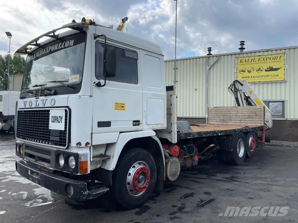 Volvo F 12.400 Manuel Gearbox 6x2 Palfinger PK9000A Cran Camiones de cama baja