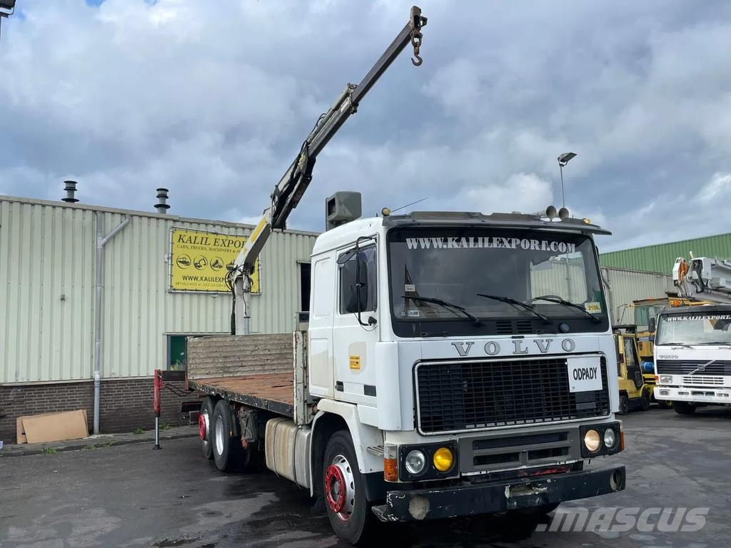 Volvo F 12.400 Manuel Gearbox 6x2 Palfinger PK9000A Cran Camiones de cama baja