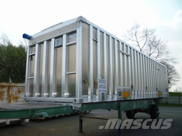 Benalu Bulkcontainer 20,26,30 och 40 fot Konttipuoliperävaunut