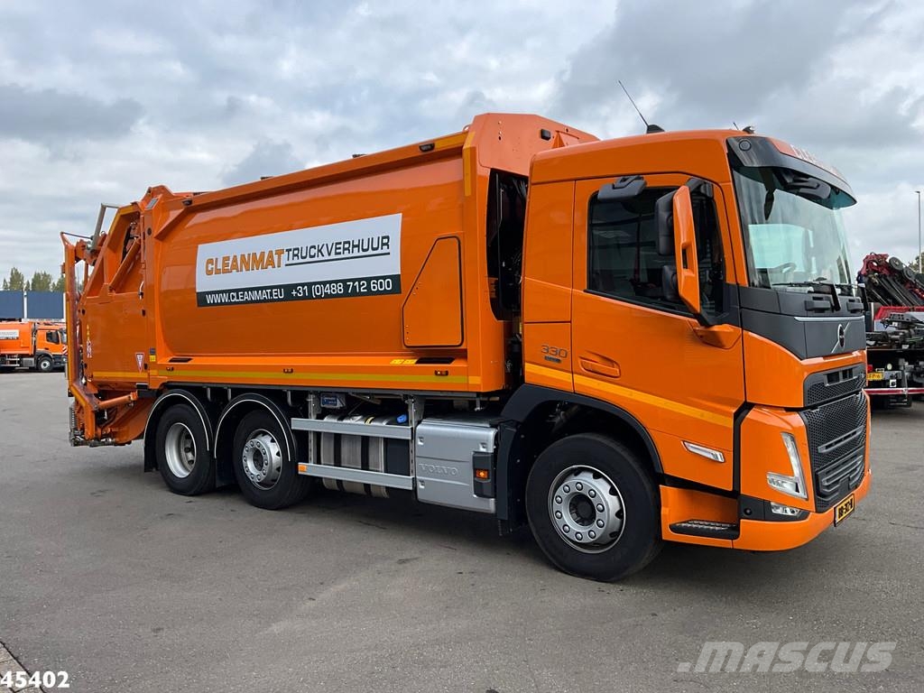 Volvo FM 330 Euro 6 Geesink 20m³ GEC Welvaarts weighing Renovationslastbiler