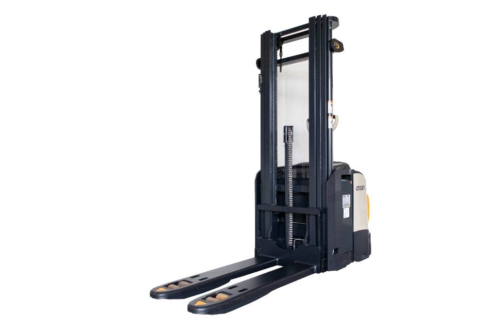 Crown ETi40001.2, splitterny höglyftande ledstaplare! Pedestrian stacker