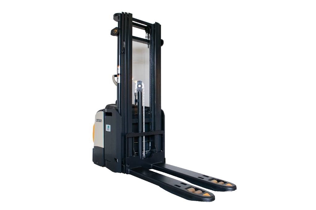 Crown ETi40001.2, splitterny höglyftande ledstaplare! Pedestrian stacker