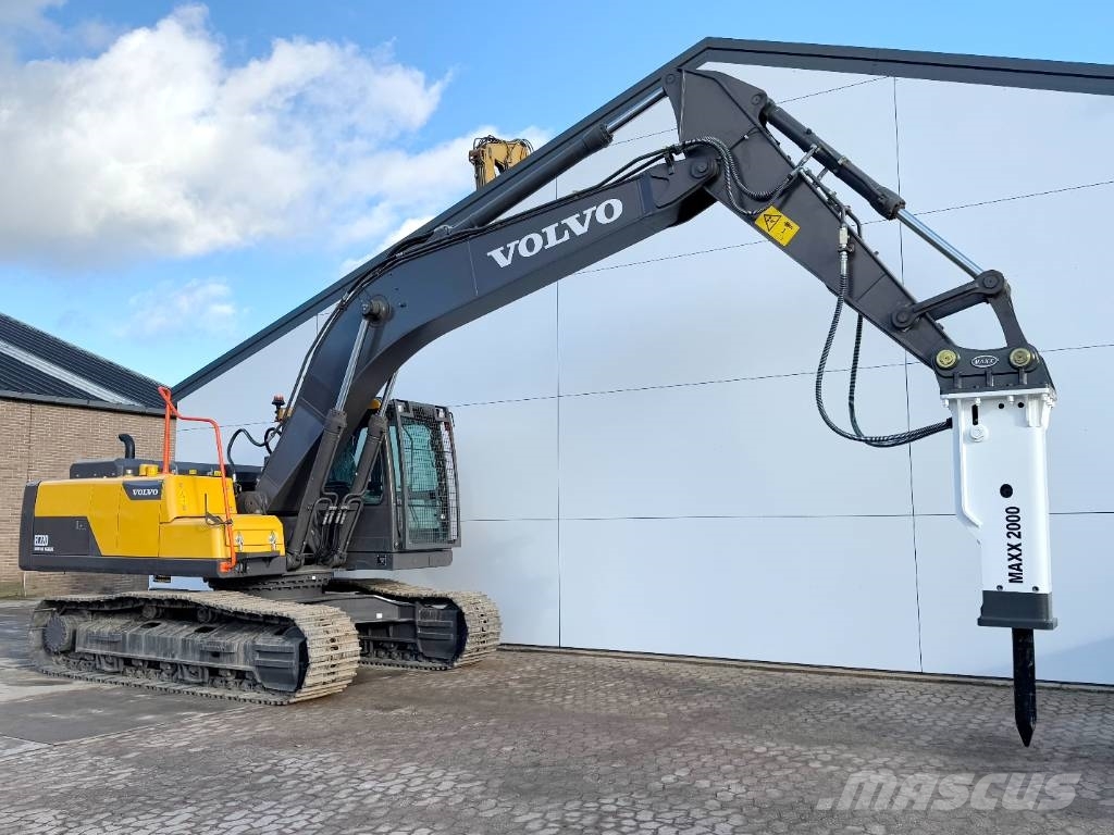 Volvo EC220D + Maxx 2000 Hammer New / Unused Bandgrävare