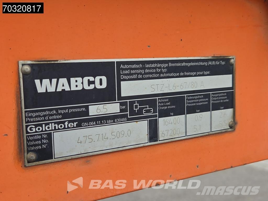 Goldhofer STZ-L6-67/80A Full steered Ramps BPW Nisko-utovarne poluprikolice