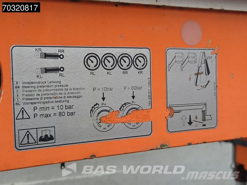 Goldhofer STZ-L6-67/80A Full steered Ramps BPW Nisko-utovarne poluprikolice