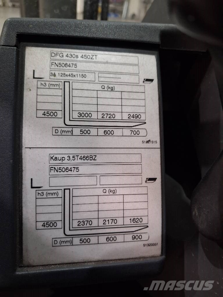Jungheinrich DFG 430 S Diesel forklifts