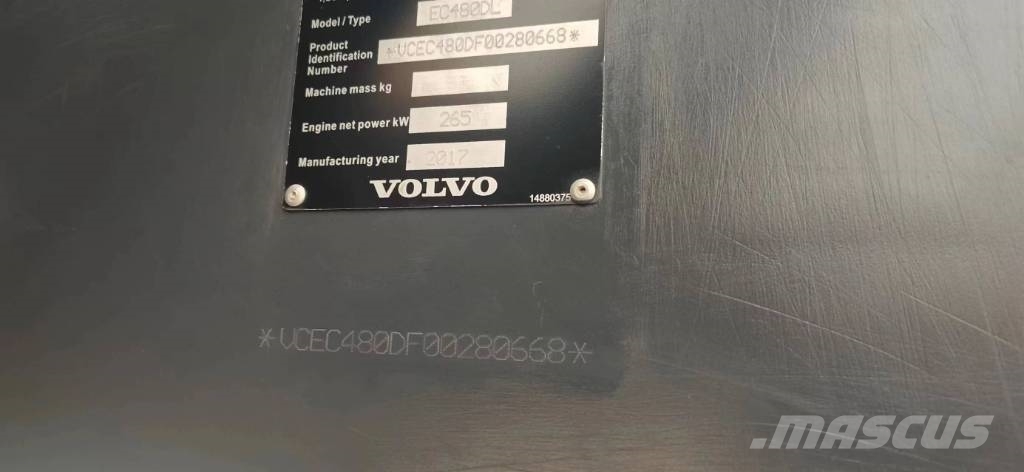 Volvo 480 Paletli ekskavatörler