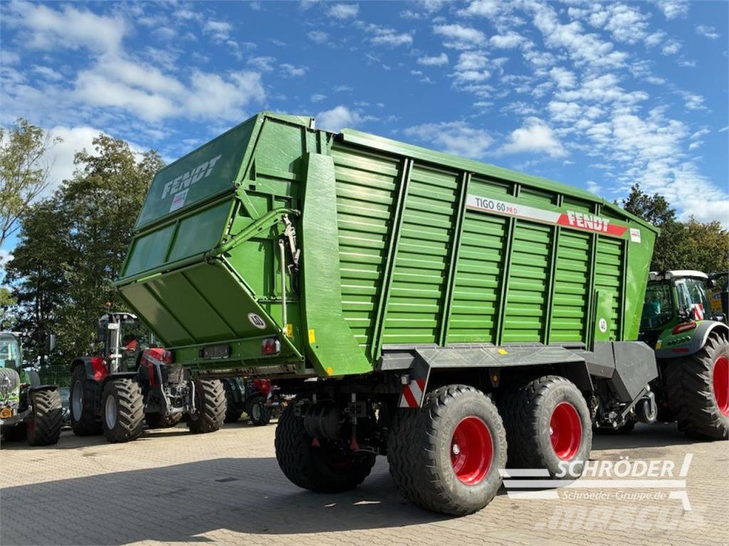 Fendt TIGO 60 PR Keräävät noukinvaunut ja silppurivaunut
