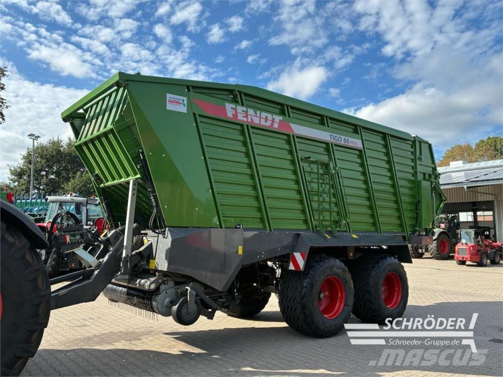 Fendt TIGO 60 PR Keräävät noukinvaunut ja silppurivaunut