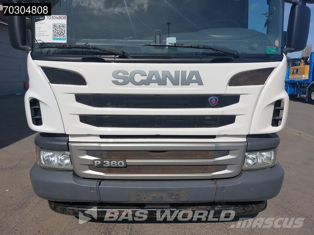 Scania P360 P 6X2 HMF 1820-K4 Kran Crane Lift+Steering Ax Flatbed / Dropside trucks