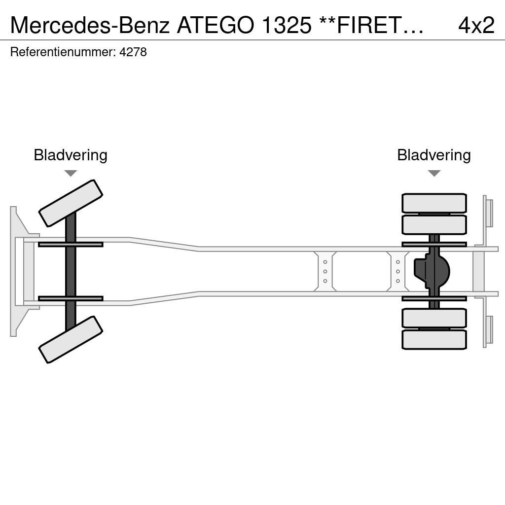 Mercedes-Benz ATEGO 1325 **FIRETRUCK-2000LTR TANK 消防車