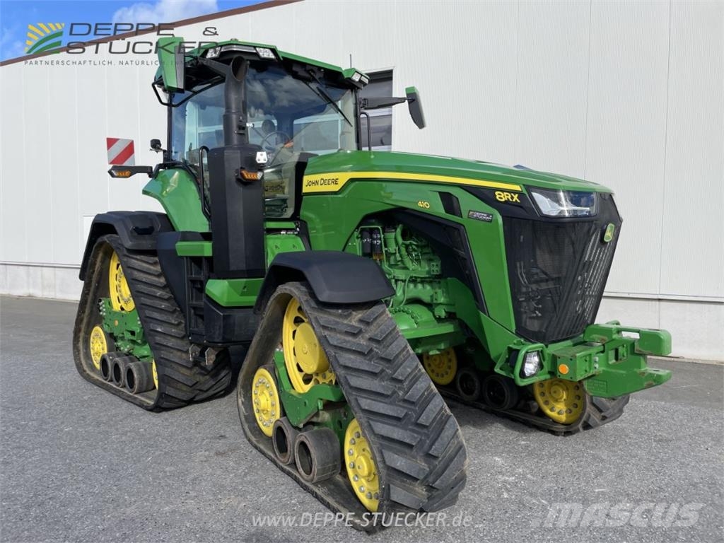John Deere 8RX 410 Kāpurķēžu ceļamkrāni