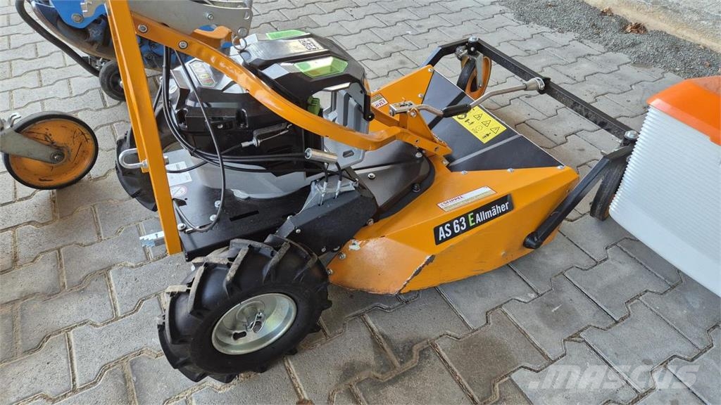 As-Motor AS 63 E-Allmäher SET 2*12AH + LAdegerät 밀면서 전진하는 잔디깎기