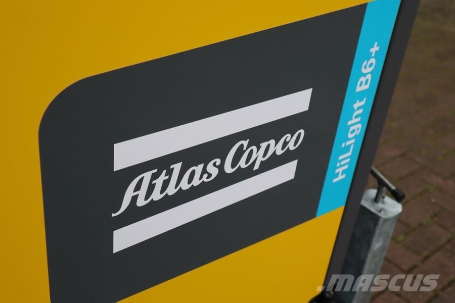 Atlas Copco Hilight B6+ KD Valid inspection, Max Boom Height 8 Torres de iluminación