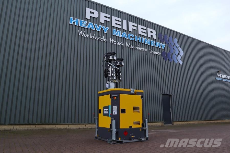 Atlas Copco Hilight B6+ KD Valid inspection, Max Boom Height 8 Torres de iluminación