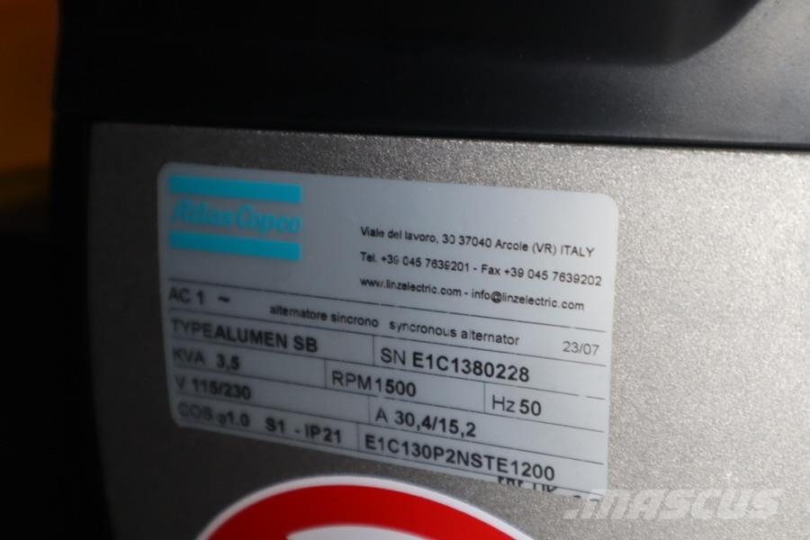Atlas Copco Hilight B6+ KD Valid inspection, Max Boom Height 8 Torres de iluminación