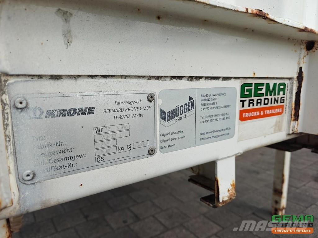 Krone WP73 LF4-BW 5.65m Swap Box with Loading Ramps - Su Коммерческий транспорт - Другие