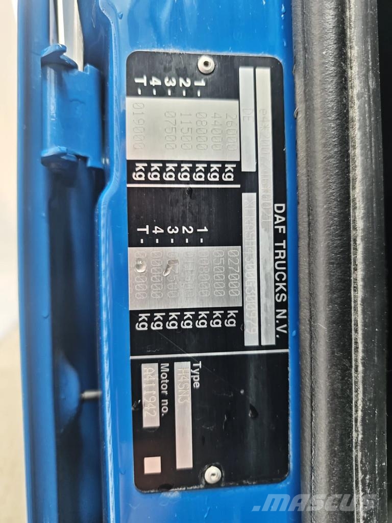 DAF XF 480 6x2 + FVG FS 4 Pieces! مركبات النقل