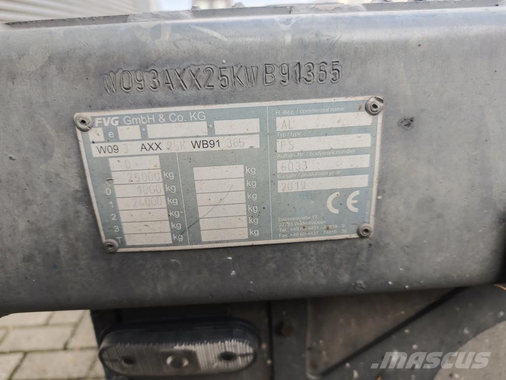 DAF XF 480 6x2 + FVG FS 4 Pieces! مركبات النقل