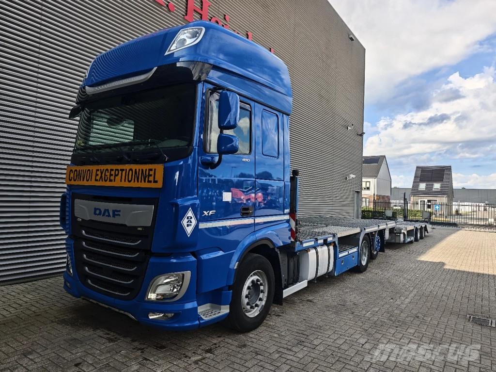DAF XF 480 6x2 + FVG FS 4 Pieces! مركبات النقل