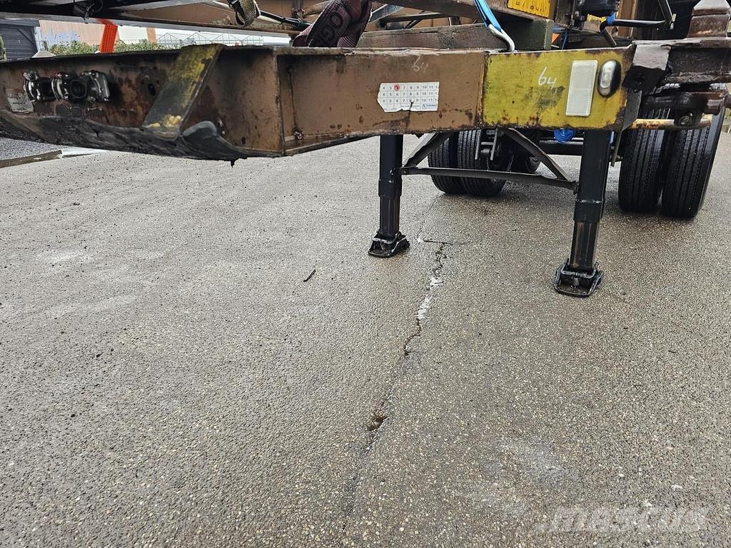 Pacton 2126 C-2 | 20 FOOT| BLADGEVEERD|DOUBLE TIRES| BPW Konteyner yari çekiciler