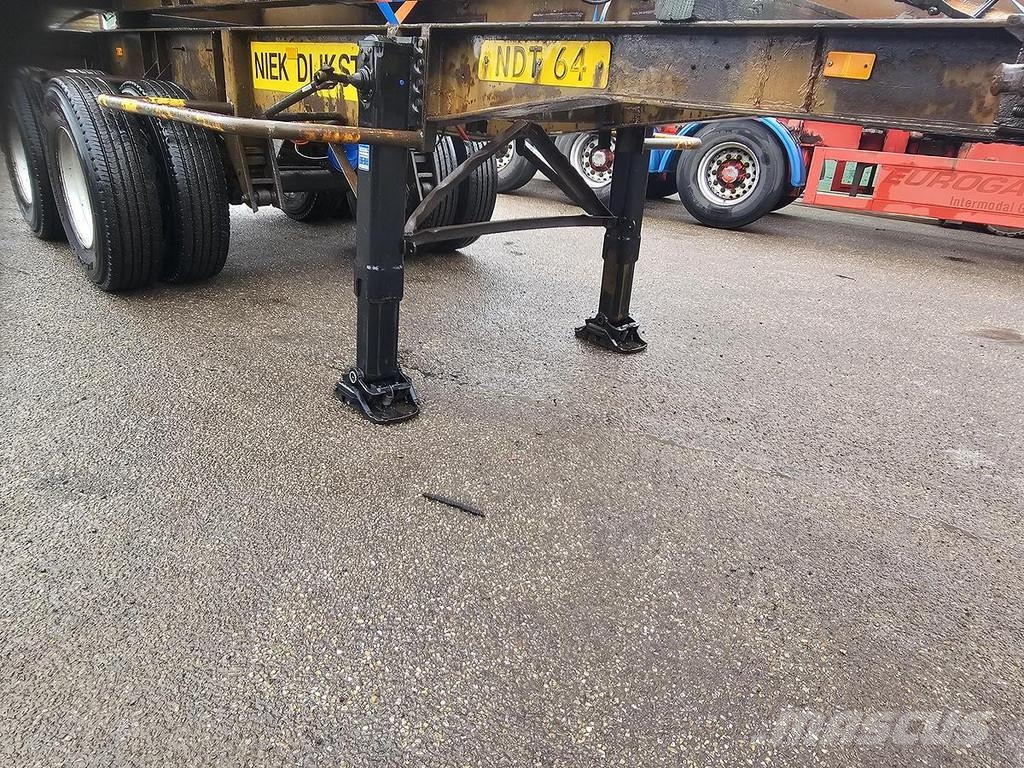 Pacton 2126 C-2 | 20 FOOT| BLADGEVEERD|DOUBLE TIRES| BPW Konteyner yari çekiciler