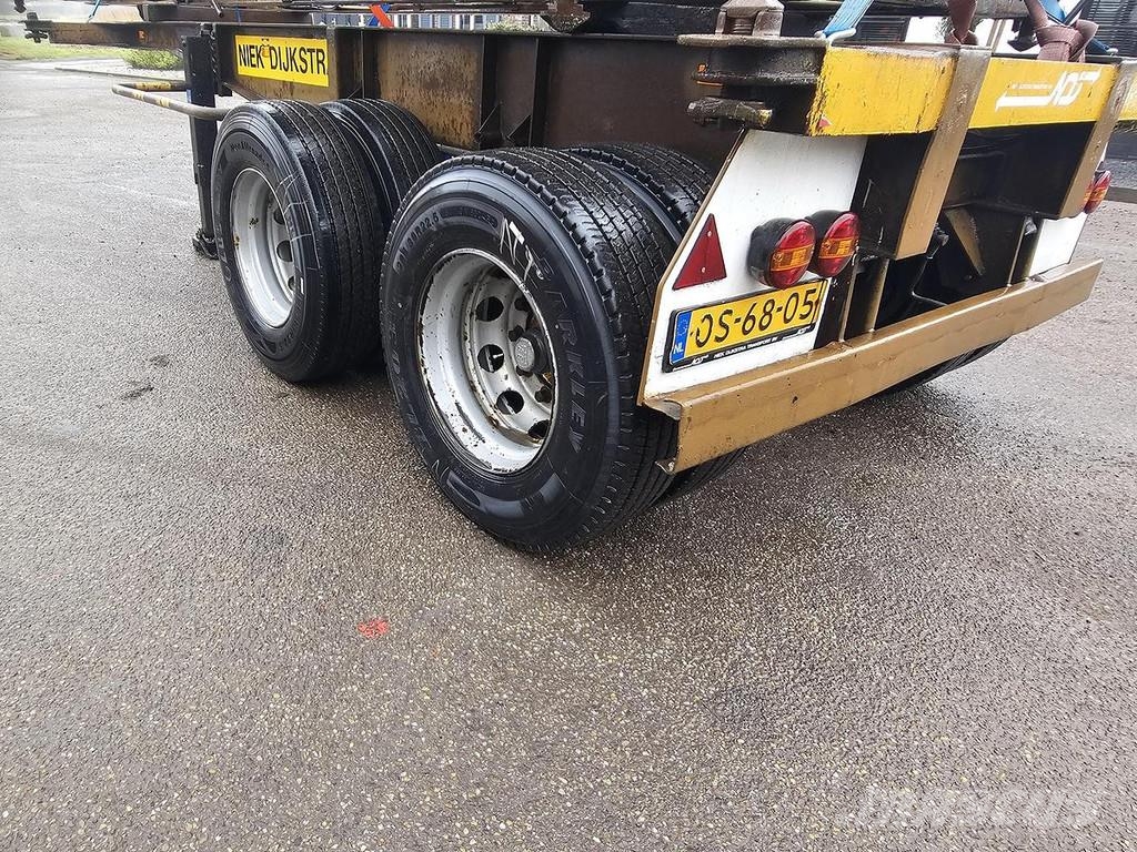 Pacton 2126 C-2 | 20 FOOT| BLADGEVEERD|DOUBLE TIRES| BPW Konteyner yari çekiciler