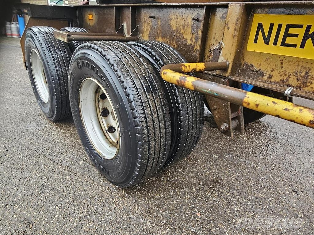 Pacton 2126 C-2 | 20 FOOT| BLADGEVEERD|DOUBLE TIRES| BPW Konteyner yari çekiciler