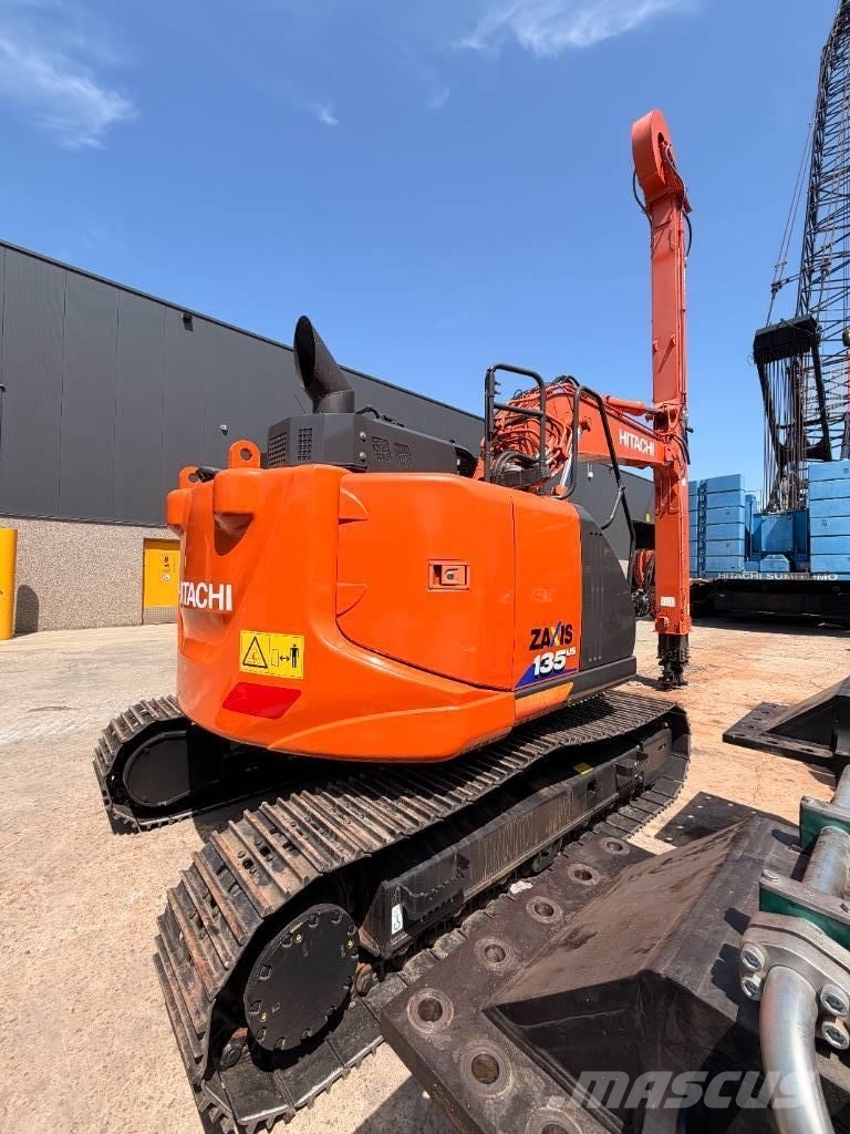 Hitachi ZX135US-6-CTA telescopic arm Polovni specijalni bageri