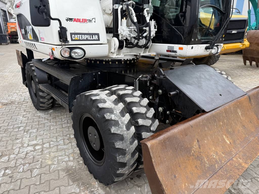 CAT M316D Mobilbagger Schnellwechsler 30 km/h 휠 굴삭기
