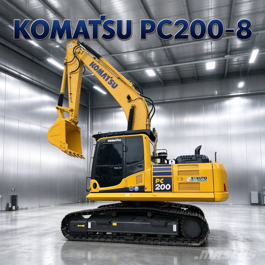 Komatsu PC 200-8N1 Kāpurķēžu ekskavatori