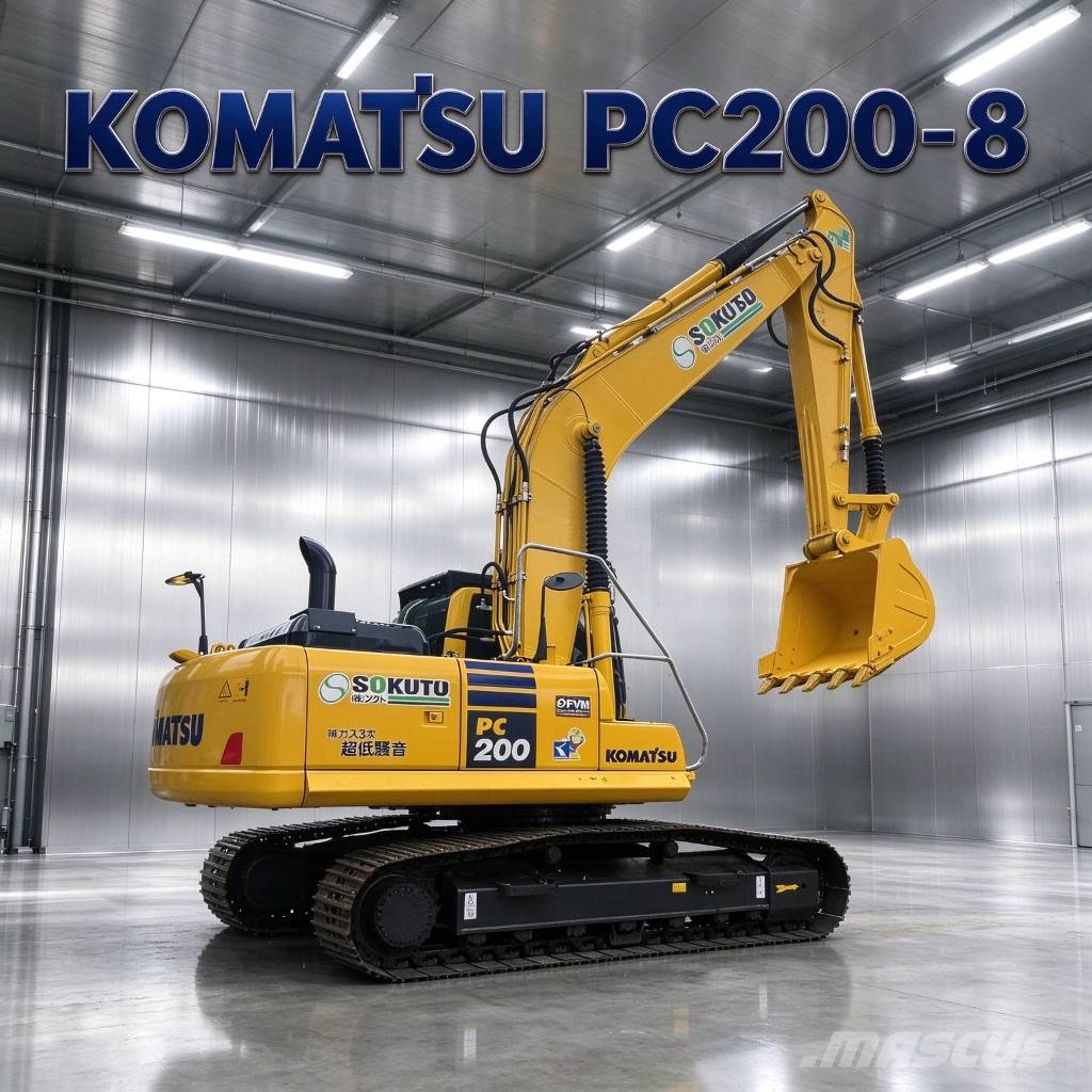 Komatsu PC 200-8N1 Kāpurķēžu ekskavatori