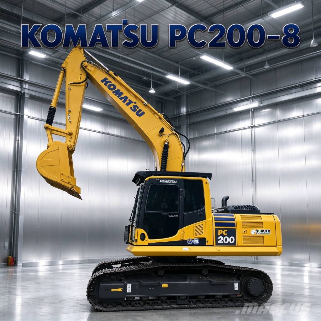 Komatsu PC 200-8N1 Kāpurķēžu ekskavatori