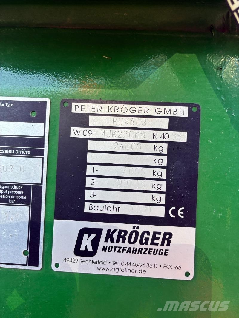 Kröger MUK 303 Kipperaanhangers