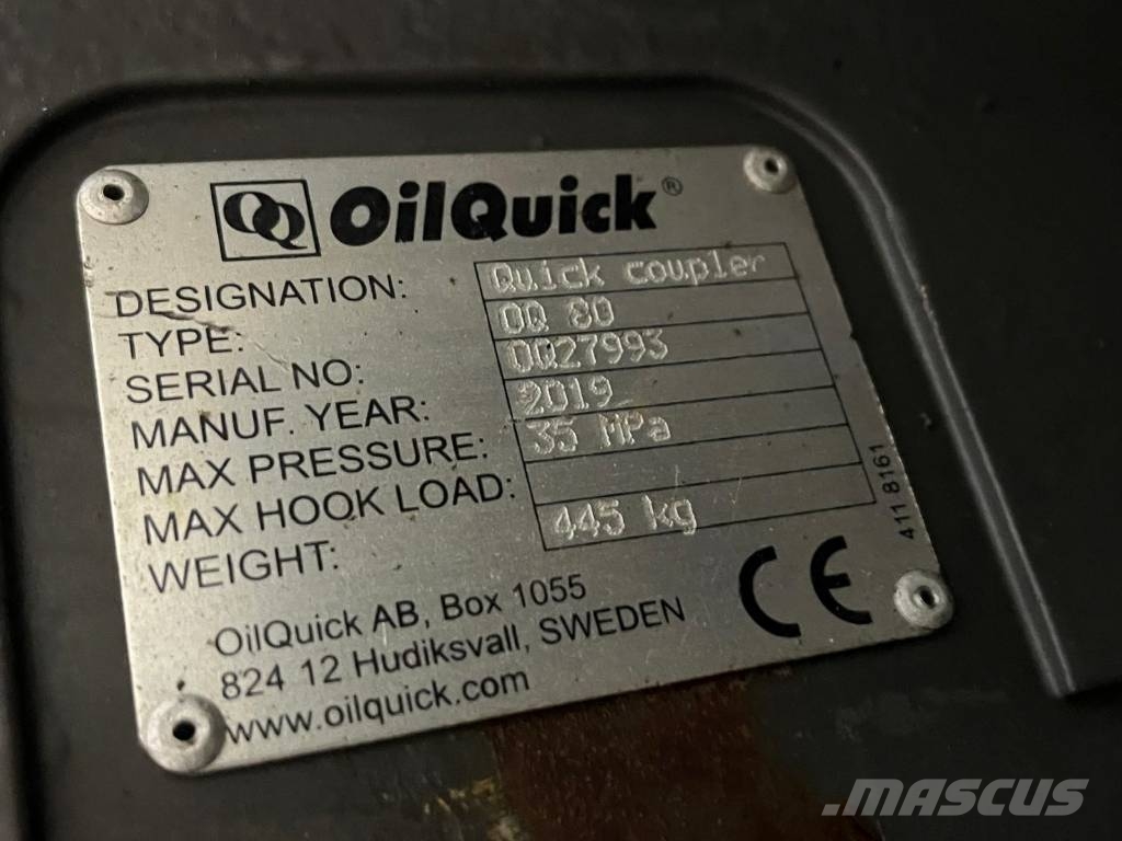 OilQuick Quick Coupler OQ 80 Snelkoppelingen