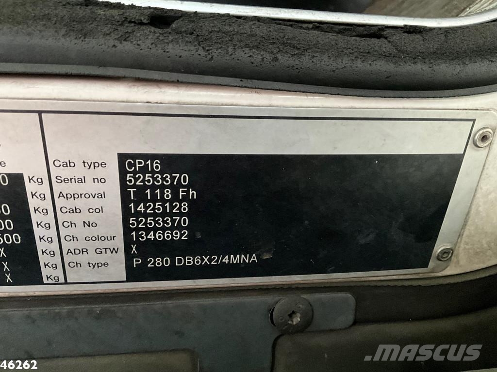 Scania P 280 Geesink 20m³ 폐기물 수거 트럭