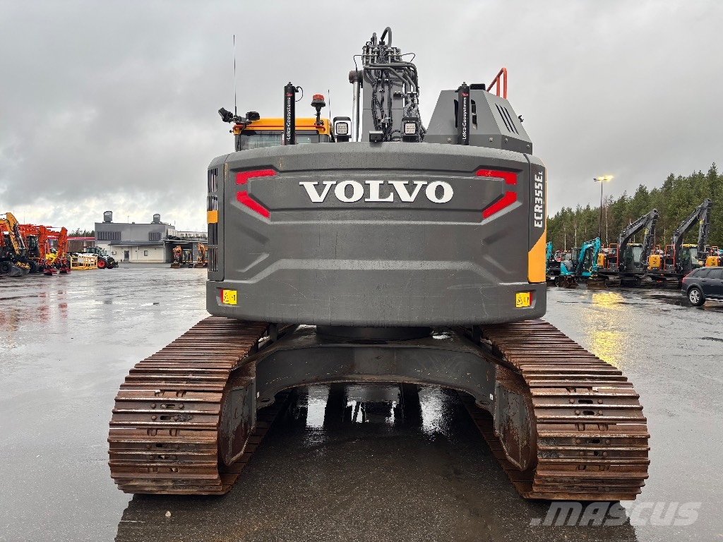 Volvo ECR 355 E / Pyörittäjä, Leica 3D, 2-kauhaa Telakaivukoneet