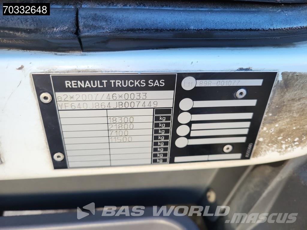 Renault D 280 D 4X2 Carrier cooler ATP/FRC 2000kg Ladebord Koelwagens