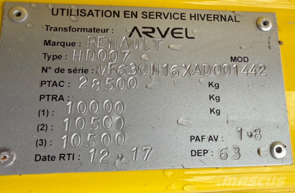 Renault C 380 **6X4** *ACCIDENTE*DAMAGED*UNFALL* Otros camiones